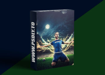 Gigi Zakaidze - Creating A Football Poster Photoshop Tutorial - Budu Zivzivadze