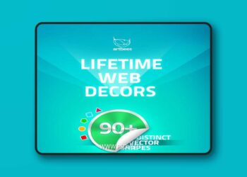 Lifetime Web Decors Badge Sticker Tag Ribbon Label 121555