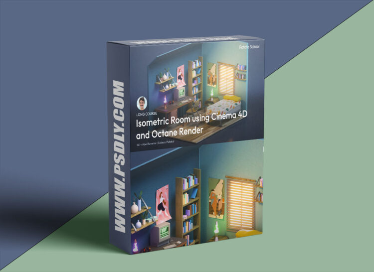 Patata School – How to Make an Isometric Room in Cinema 4D and Octane 1 Patata School – How to Make an Isometric Room in Cinema 4D and Octane