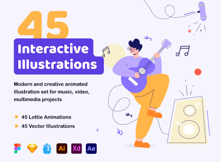 45 Interactive Illustrations 1 45 Interactive Illustrations