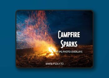47 Campfire Spark Photo Overlays 34818217