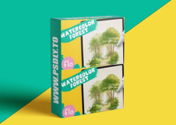 Art with Flo - Watercolor Forest