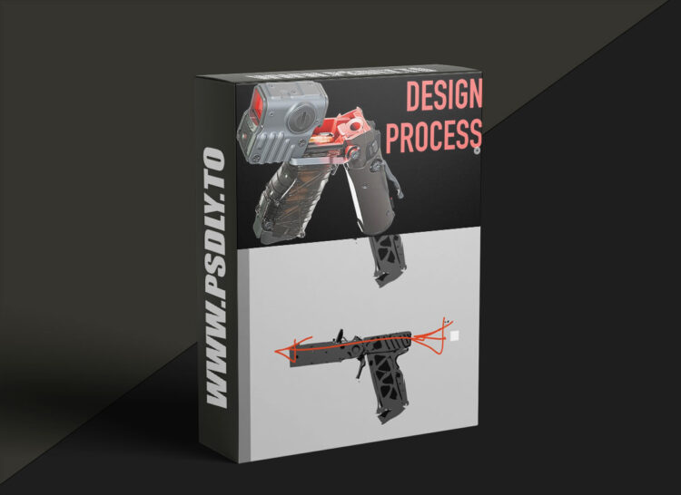 Artstation – 2D/3D Weapon Design Process – Alexei 1 Artstation – 2D/3D Weapon Design Process – Alexei