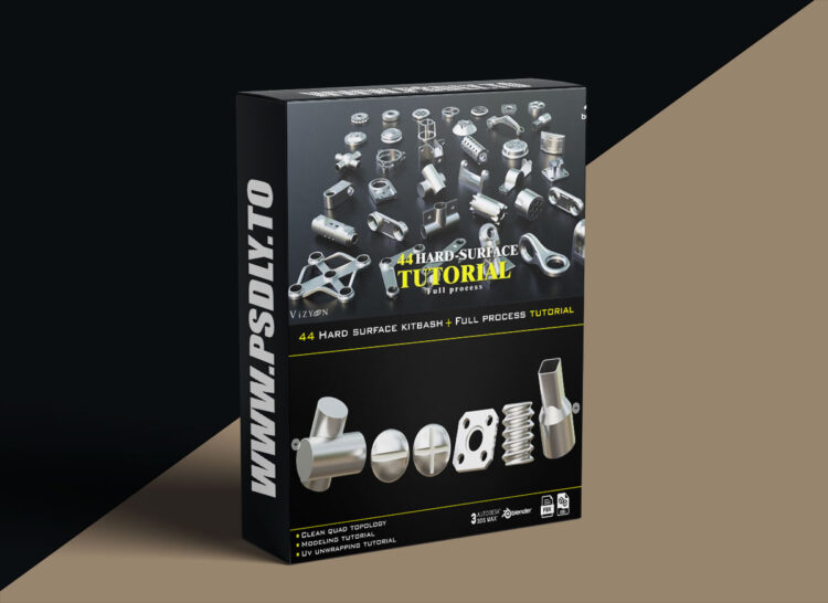 Artstation – 44 Hard Surface Kitbash + Full Process Tutorial by Vizyon Designers 1 Artstation – 44 Hard Surface Kitbash + Full Process Tutorial by Vizyon Designers