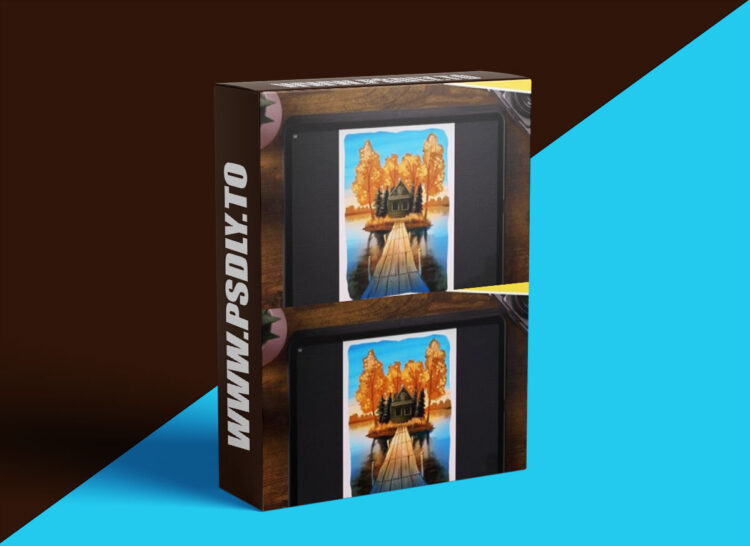 Artwithflo - Procreate Tutorial Stylized Landscape Illustration 1 Artwithflo - Procreate Tutorial Stylized Landscape Illustration