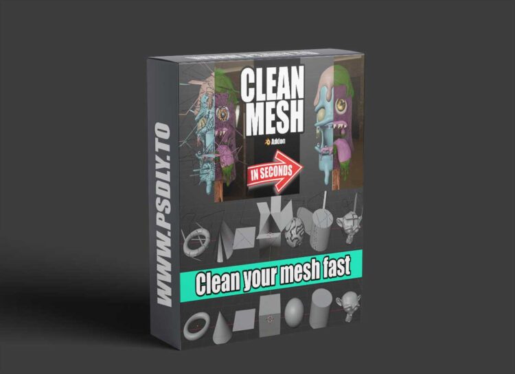 Blender Market - Clean Mesh v1.0 1 Blender Market - Clean Mesh v1.0