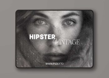 Retro Blurred Photo Effect for Photoshop