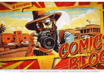 Videohive - Comics Blog Opener - 57477063