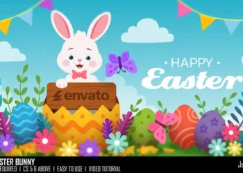 Videohive - Happy Easter Bunny - 57660578