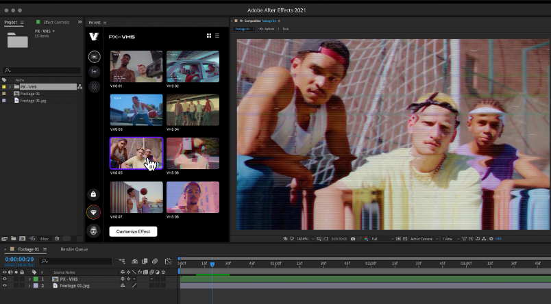 Pixflow - PX-VHS Tape Effects Toolkit