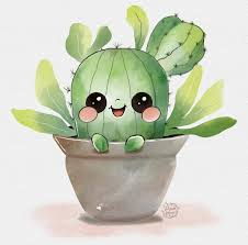 Art with Flo – Watercolor Cactus 2 image 2