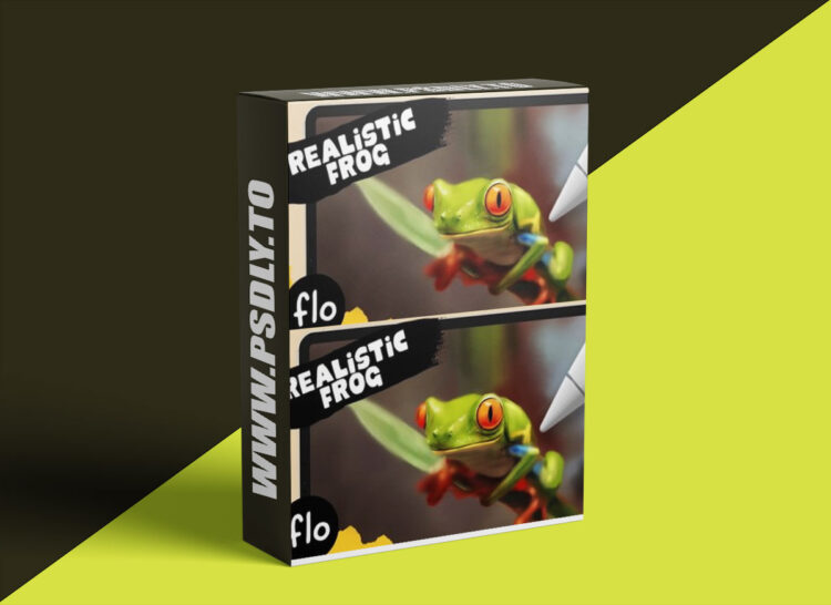 Art With Flo - Realistic Frog 1 Art With Flo - Realistic Frog