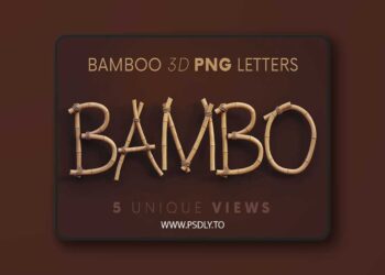 Deeezy - Bamboo - 3D Lettering 43132
