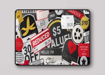 Pixflow - Sticker Mockups