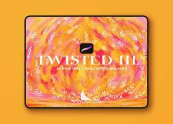 Twisted Brushes Pack - 40 Painterly Brushes for Procrate