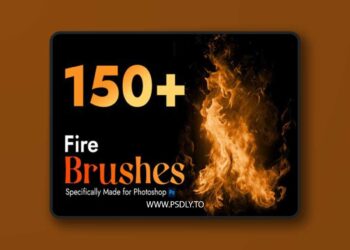 150+ Fire Photoshop Brushes Pack