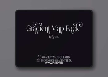 50+ Gradient Maps Pack for Photoshop