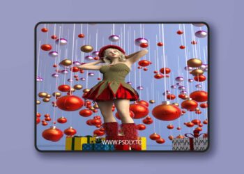 Festive Balls - Low Res Decorations and Shaders