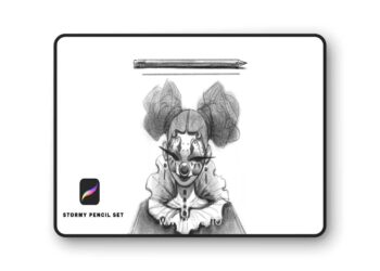 Gumroad - Procreate pencil brushes - Stormy set