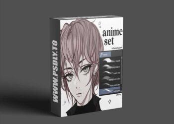 Gumroad - theuglydrama mxxny - anime set (clip studio paint)