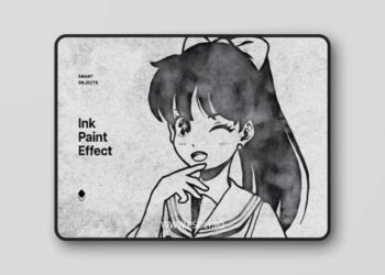 Ink Paint Photo Effect for Photoshop