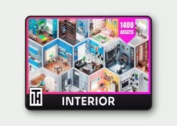 Interior - Low Poly 3D Models Pack v1.0