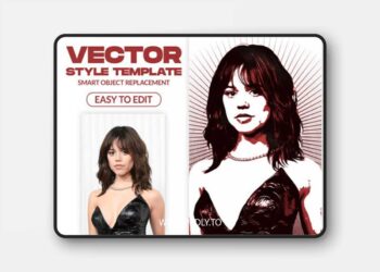 Vector Style Photo Effect for Photoshop