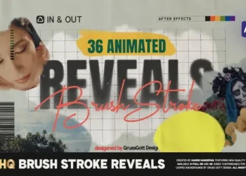 Brush Stroke Reveals - 58447146