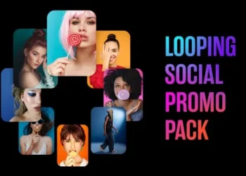 Videohive - Looping Social Promo Pack - 58343121