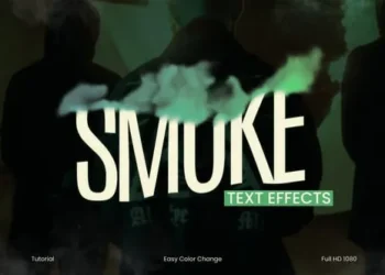 Videohive - Smoke Text Animation - 58310504