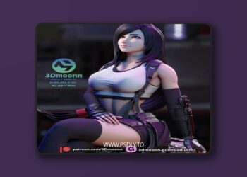 3Dmoonn – Final Fantasy – Tifa Lockhart – 3D Print Model STL