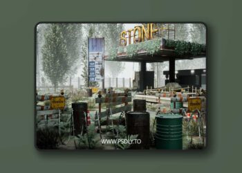 Abandoned Gas Station – Post Apocalyptic – Unreal Engine