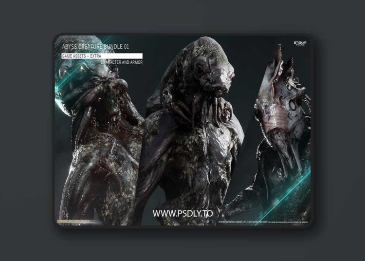 Abyss Creature Bundle 01 - Game Assets + Extra (4.27 and 5.0 – 5.5) 1 Abyss Creature Bundle 01 - Game Assets + Extra (4.27 and 5.0 – 5.5)