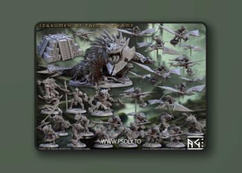 Artisan Guild – Lizardmen of Falgor Swamp – 3D Print Model