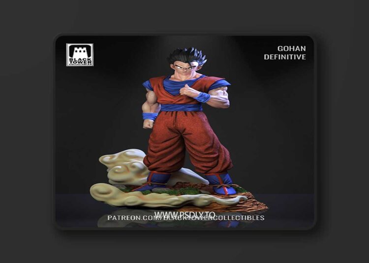 Black Tower – Gohan Definitive – 3D Print 1 Black Tower – Gohan Definitive – 3D Print