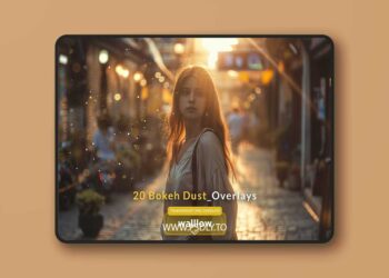 Bokeh dust Transparent PNG overlays