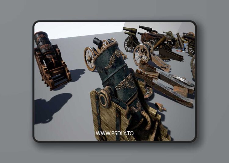 Cannon Pack for Unreal Engine 1 Cannon Pack