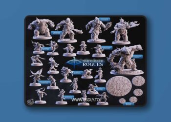 Cast n Play – Nightdagger Rogues – 3D Print Model STL