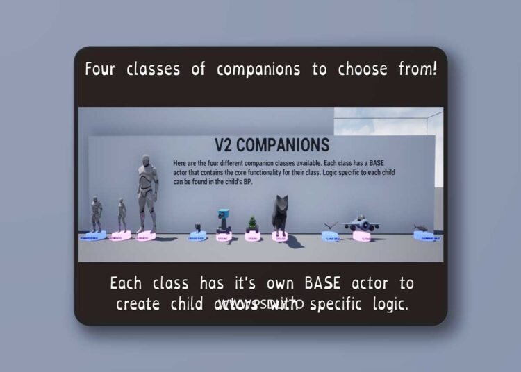 Companion Component (4.26 – 4.27 and 5.0 – 5.5) for Unreal Engine 1 Companion Component (4.26 – 4.27 and 5.0 – 5.5)