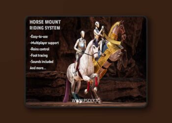 Complete Horse Riding System: Rideable Mount (5.0 – 5.6)