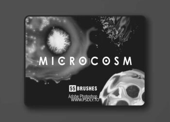 CreativeMarket - MICROCOSM - 55 Photoshop brushes 2594593