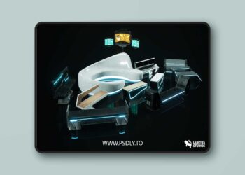 Cyberpunk Benches ( Cyberpunk Benches Bench Cyberpunked Furniture Seating 3D ) (5.4)