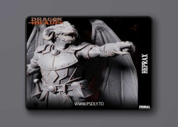 Draconian Fighter Heprax – 3D Print