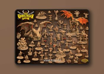 Dragon Trapper’s Lodge – The Gunslinger Lodge – 3D Print Model