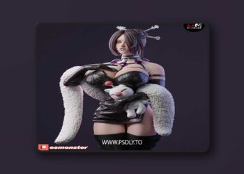 E.S Monster – Final Fantasy Lulu – 3D Print Model STL