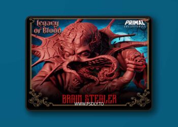 Evil Creature Brain Setaler – 3D Print