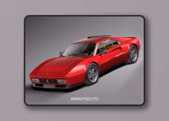 Ferrari 328 GTB 1985 3D Model