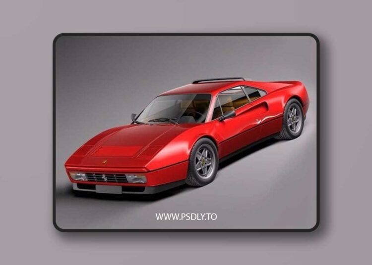 Ferrari 328 GTB 1985 3D Model 1 Ferrari 328 GTB 1985 3D Model