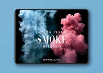 Gender Reveal Smoke Overlays