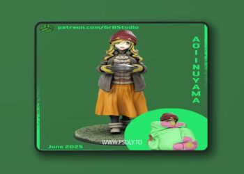 Gr8Tech – Laid-Back Camp – Aoi Inuyama – 3D Print